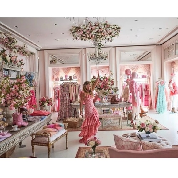 Loveshackfancy Winslow Dress In Autumn Rose Sz M - Picture 9 of 16